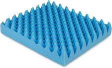 Gilbins Convoluted Egg Crate Foam 1 count pack of 1 , Blue Without Cover