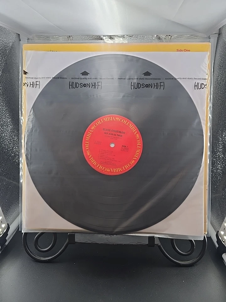 Elvis Costello My Aim Is True 1977 LP Columbia JC 35037 Terre Haute Press VG/VG - Image 4 of 4