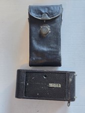 Antique 1910s Kodak No.1A Autographic Kodak Jr. Folding Camera w/Stylus  Case