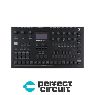 Elektron Analog Four MKII (Black) Desktop SYNTHESIZER - USED - PERFECT CIRCUIT
