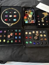 JOAN RIVERS Classic Collection Omega Necklace Interchangeable 10color Box LOT5