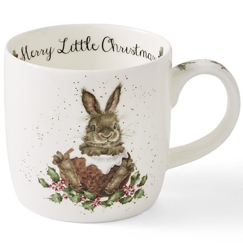Wrendale Designs Royal Worcester Merry Little Christmas Mug MMTG5629-XT
