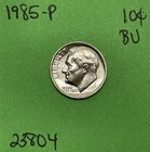 1985 P Roosevelt Dime 10c Gem BU Uncirculated US Coin See Pics