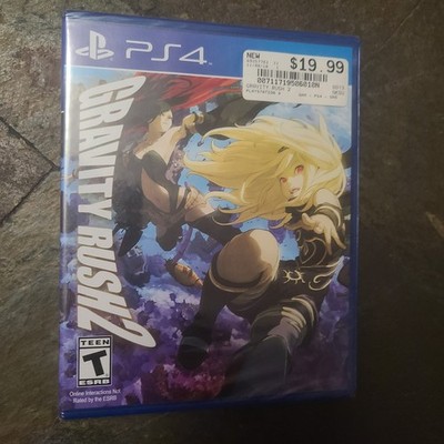 New Factory Sealed Gravity Rush 2 PS4, Y Seam Seal And Tag From 2018 Limited Run