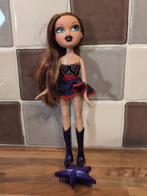SELTENE BRATZ WANTED MEYGAN PUPPE MIT KLEIDUNG, STIEFELN & BÜRSTE