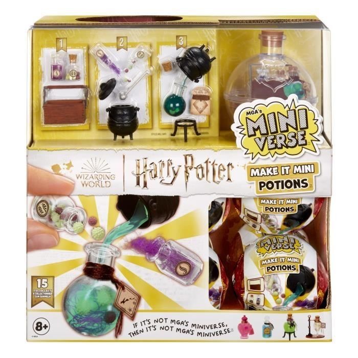 Miniverse Harry Potter le coffret cadeau de 15 minis potions à fabriquer pour un anniversaire