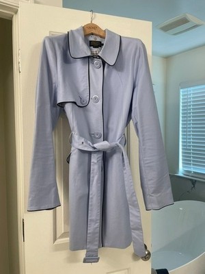 Pendleton Women's Waterproof and Breathable Trench Coat (Periwinkle Blue, XL)