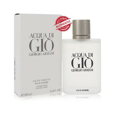 New with box Acqua Di Gio EDT Gift Spray 3.4 oz / 100 ml For Men U.S. inventory