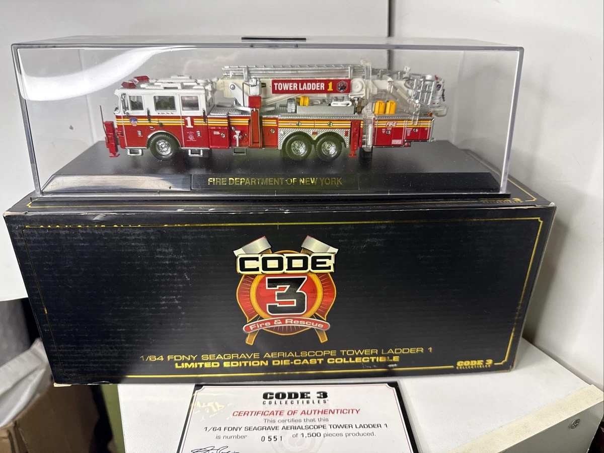 Code 3 纽约市消防部门现代制造压铸汽车、卡车和厢型车| eBay