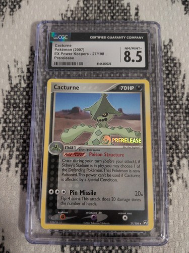 Cacturne graded CGC 8.5 for sale on eBay