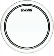 Evans EC2S Clear Drumhead - 8 inch (2-pack) B...