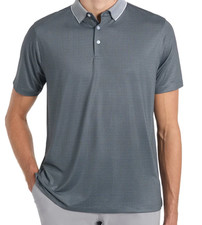 Hickey Freeman Men  s Short Sleeve Polo Shirts, Color Black, Size Medium