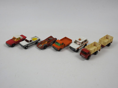 Lot mit 6x alte Vintage Modellauto MATCHBOX 1971 - 1977