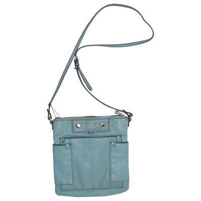 Marc by Marc Jacobs, Umhängetasche, Damen, Leder, Blau, Einfarbig, 25, 15 #EC4