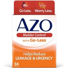 Azo Bladder Control With Go Less 54 Capsules