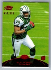 Bilal Powell 2011 Topps Prime Red #/499 #3 New York Jets RC