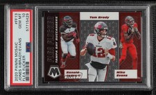 2020 Mosaic Flea Flicker Mike Evans Ronald Jones II Tom Brady PSA 10 GEM MT 0i1b