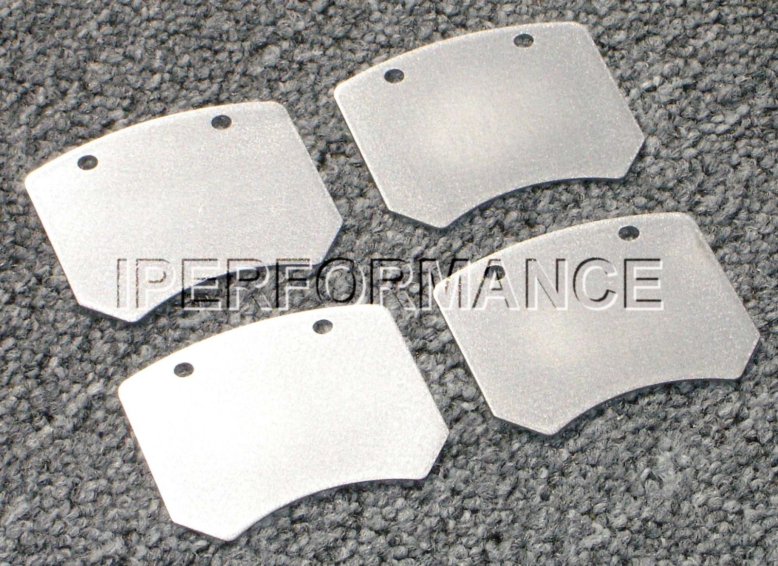 Titanium Brake Pad Shim Heat Shield Set for Vauxhall Carlton 3.6 Lotus 90-94; R