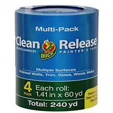 Duck Clean Release Blue Painters Tape, Masking Tape For Paint Projects, 1.5 in