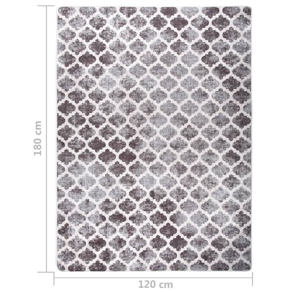 Teppich Waschbar Mehrfarbig 120X180 Cm Rutschfest-image