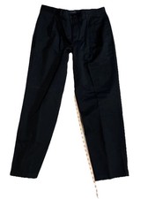 Dockers Pleated Chinos Relaxed Fit 36x32 Black wrinkle free 100 cotton NWT