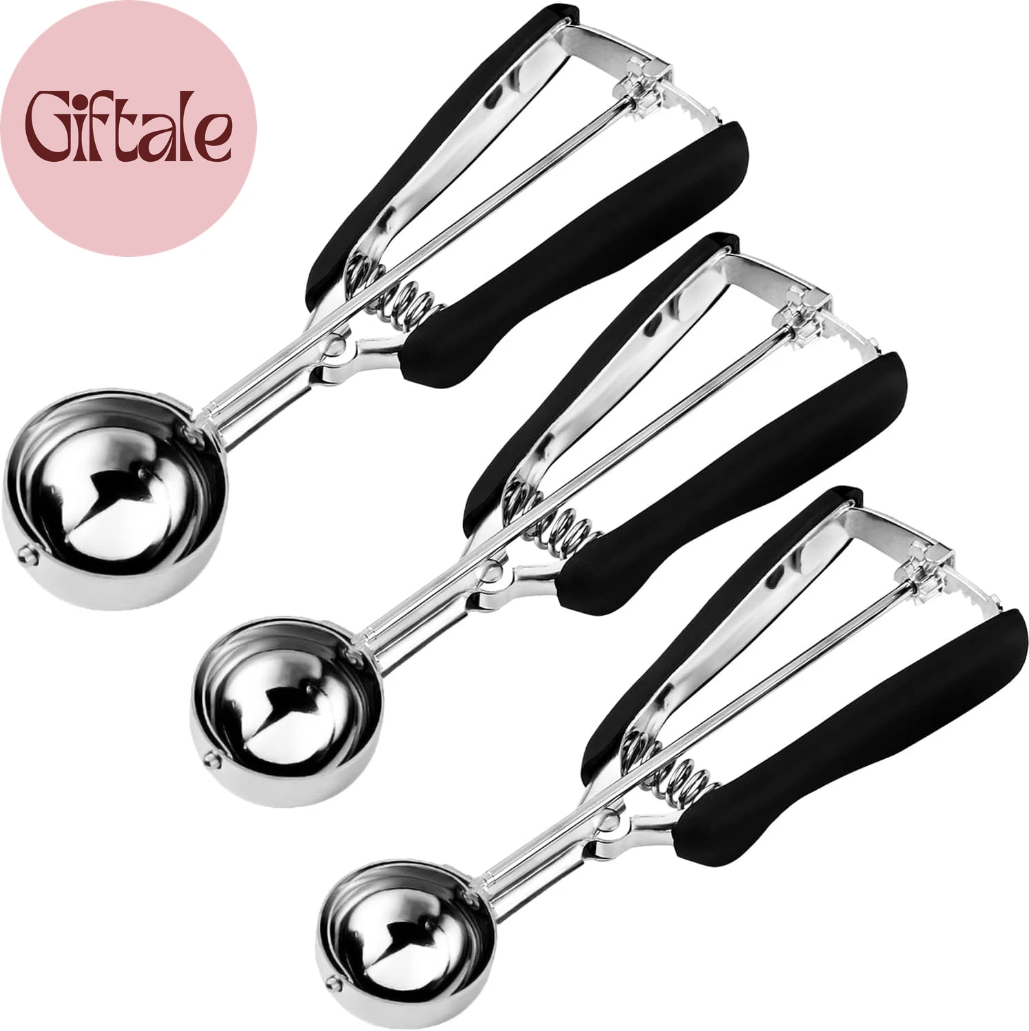 Cookie Scoop Set, Include 1 Tbsp/2 Tbsp/3 Tbsp, Cookie Scoops for Baking Set of
Opens in a new windo