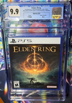 SEALED 2022 PS5 ELDEN RING 1st Print Bandai Namco USA CGC Graded 9.9 A++ Seal