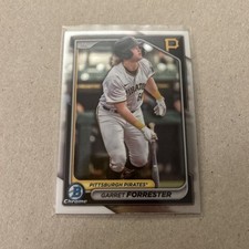 🟣2024 Bowman Chrome Prospects Garret Forrester #BCP-148 (RC) Pittsburgh Pirates
