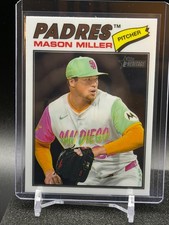 Mason Miller 2026 Topps Heritage Chrome Base #65 - San Diego Padres