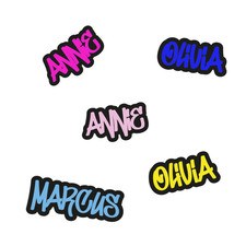 Sticker Label Box Bottle Personalised School Decal Vinyl Water Bottle Sticker