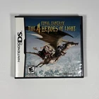 Final Fantasy: The 4 Heroes of Light Nintendo DS COMPLETE W. Reg Card + POSTER