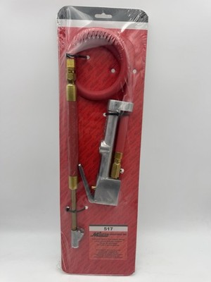 Milton 517 Extended Reach Tire Inflator Gauge 2' Hose 12'' Swivel Dual Head