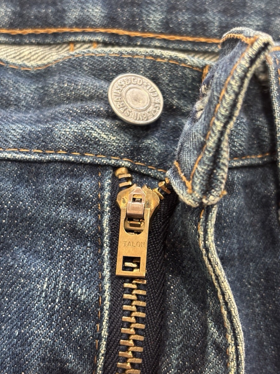 Levi's 502 Vintage Reissue Denim Jeans 29x30 Big E Red Selvedge