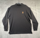 FootJoy Shirt Men XL Black Golf Base Layer LSv Mock Neck Brooklawn USA READ