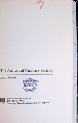 The Analysis of Feedback Systems Willems, Jan C.: