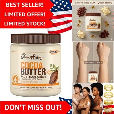 Cocoa Butter Extra Rich Moisturizing Cream for Face & Body   4.8 oz Jar