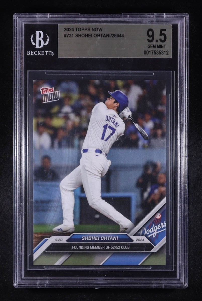 Dodgers ? Shohei Ohtani ? 2024 Topps Now #731 Baseball Card [BGS 