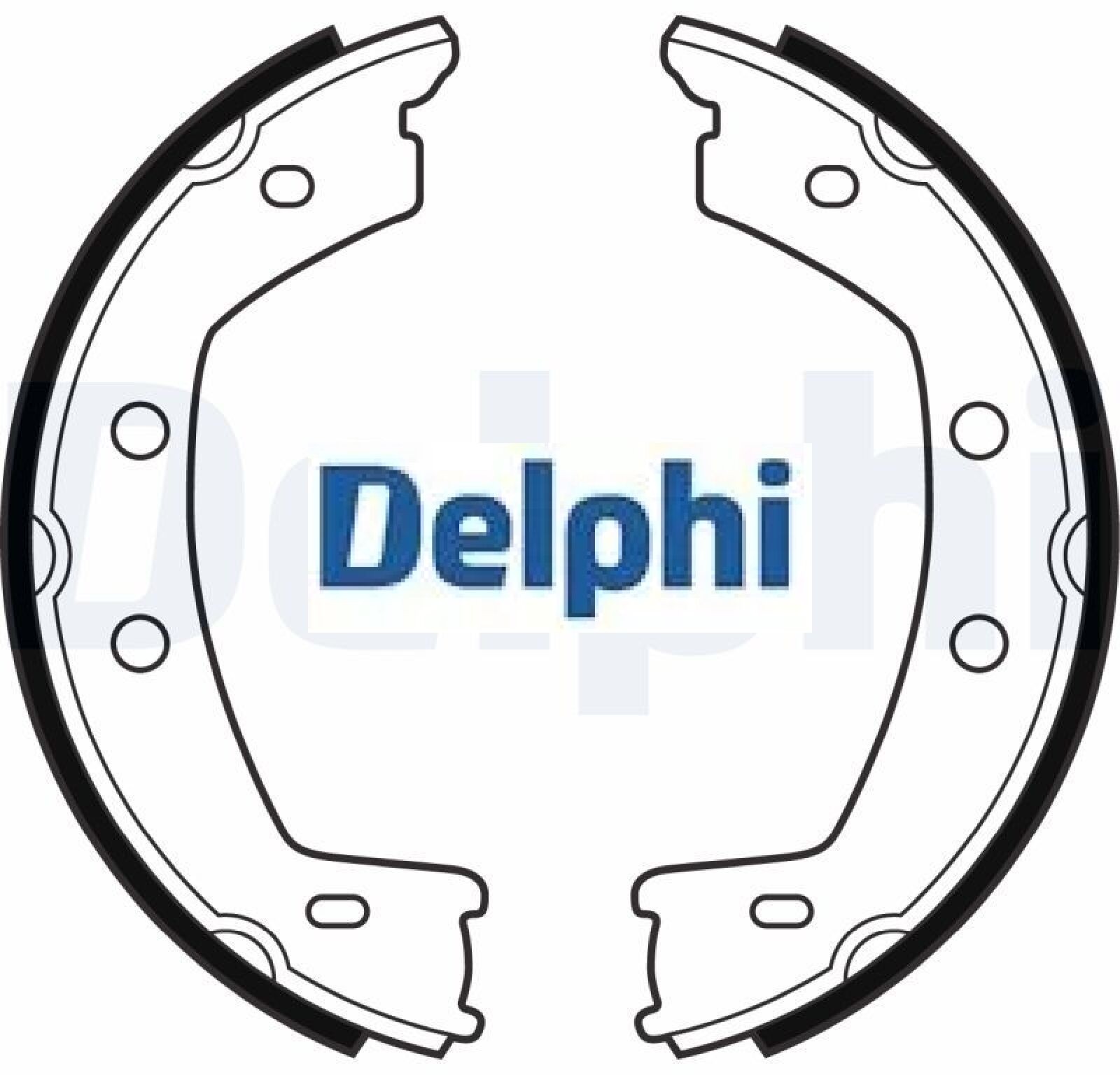Für DELPHI LS2030 Brake Shoe Set, Parking Brake - Bild 2