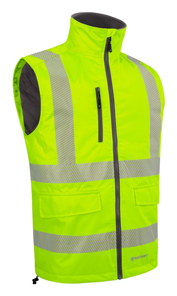 Beeswift Mens Bodywarmer Saturn Yellow Size 4XL