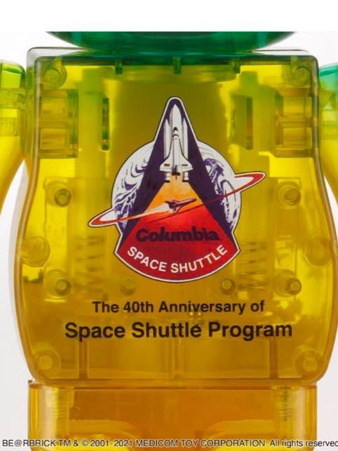 Space Shuttle Be@Rbrick Launch Ver. 100 400 Bearbrick Nasa Space Shuttle Be@Rbrick Launch Ver. 100 400 Bearbrick Nasa