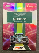 /250 Pink Refractor Aston Martin Logo #178 - 2025 Topps Chrome Formula 1 F1 Card