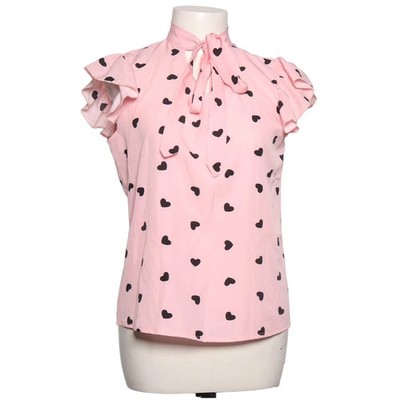 Laura B, Top, Größe: S, Pink/Schwarz, Polyester, Sonstiges, Damen #c33