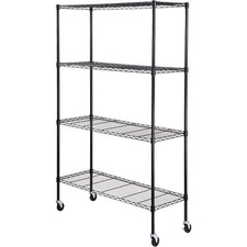 Storage Shelving Unit 18 48 72" Garage Storage Rack 4-Tier Adjustable 700 lbs