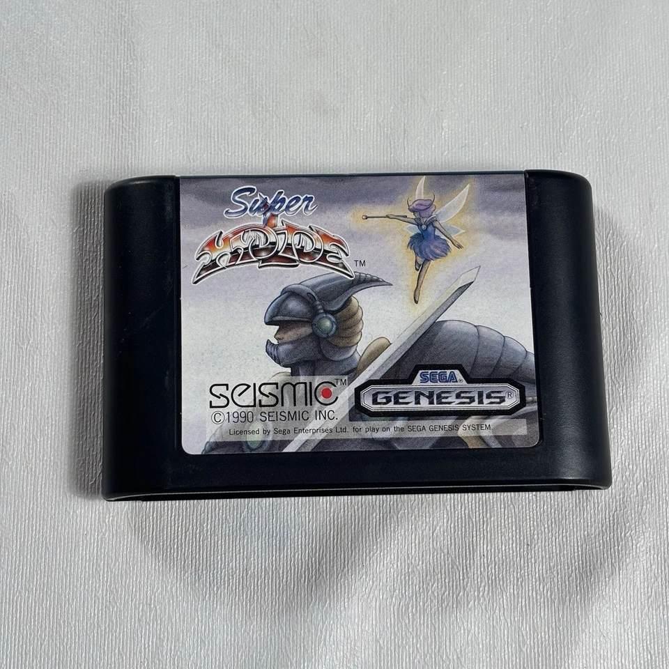 Super Hydlide (Sega Genesis, 1990) Complete w/Manual - Tested! - Image 3 of 4