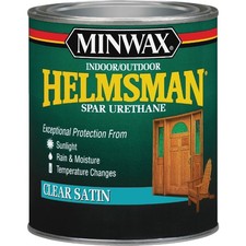 Minwax Helmsman Satin Clear Spar Urethane, 1 Qt. 63205444 Pack of 4 Minwax
