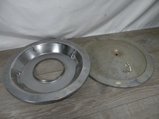 14 Inch Chevy Chrome Air Cleaner Lid Base Assembly Round Taiwan Engine Bay