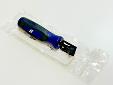 New Snap-on Tools Usa Power Blue Soft Grip Feeler Gauge Holder Fb336mb-1
