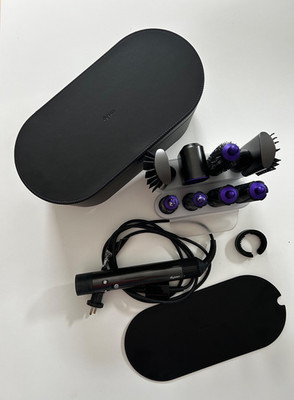 Dyson Airwrap Complete Haarstyler Schwarz/Violett-Original-umfangreiches Zubehör