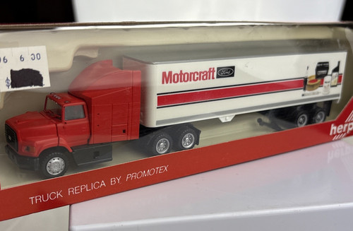 Camión remolque tractor de transporte Ford Motocraft Herpa 6168 escala HO 1:87 NUEVO EN CAJA | Zustand: New