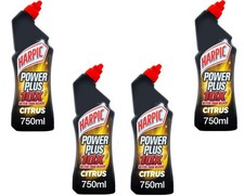 4 x 750ml Harpic Power Plus Toilet Cleaner With Unique Power Formula - Citrus 4.33 per litre